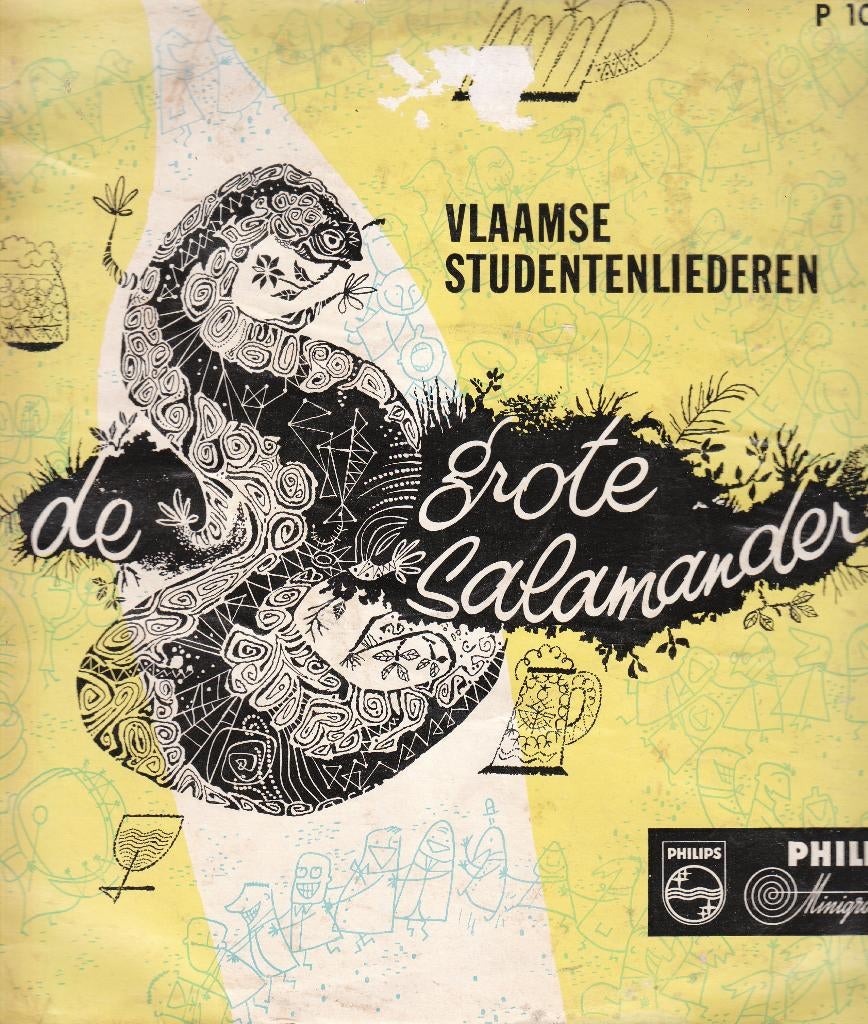 Vlaamse Studentenliederen op de Grote Salamander op 10", Cd's en Dvd's, Verzenden, 10 inch, Overige genres