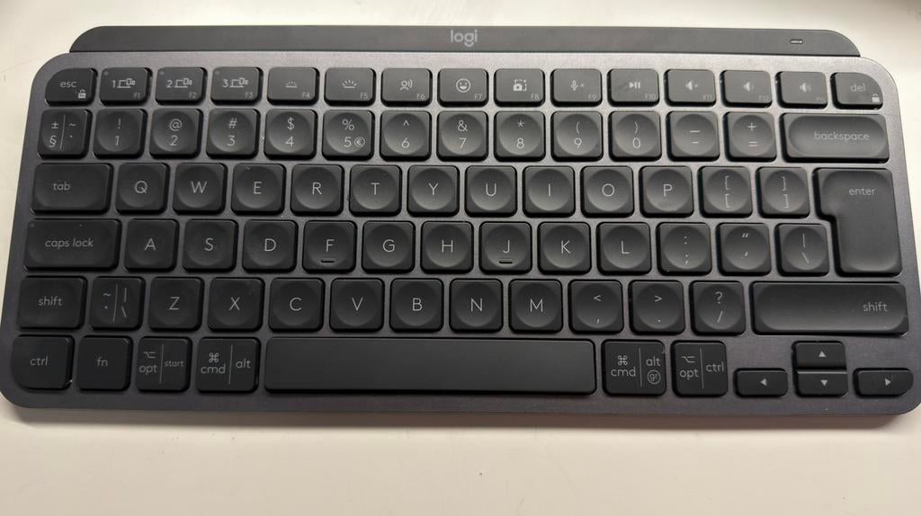 Clavier logitech Mx mini Graphite, Ophalen, Ergonomisch, Zo goed als nieuw, Draadloos