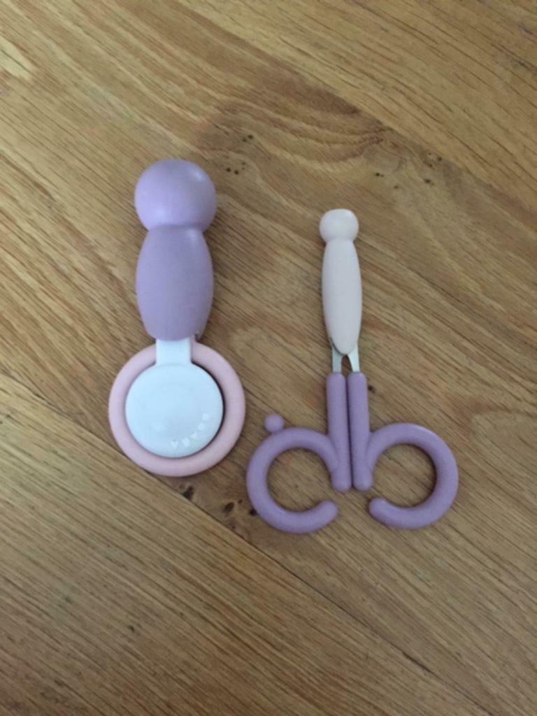 Set nagelknipper en nagelschaar voor baby's Beaba, Ophalen of Verzenden, Gebruikt, Overige typen, Overige merken