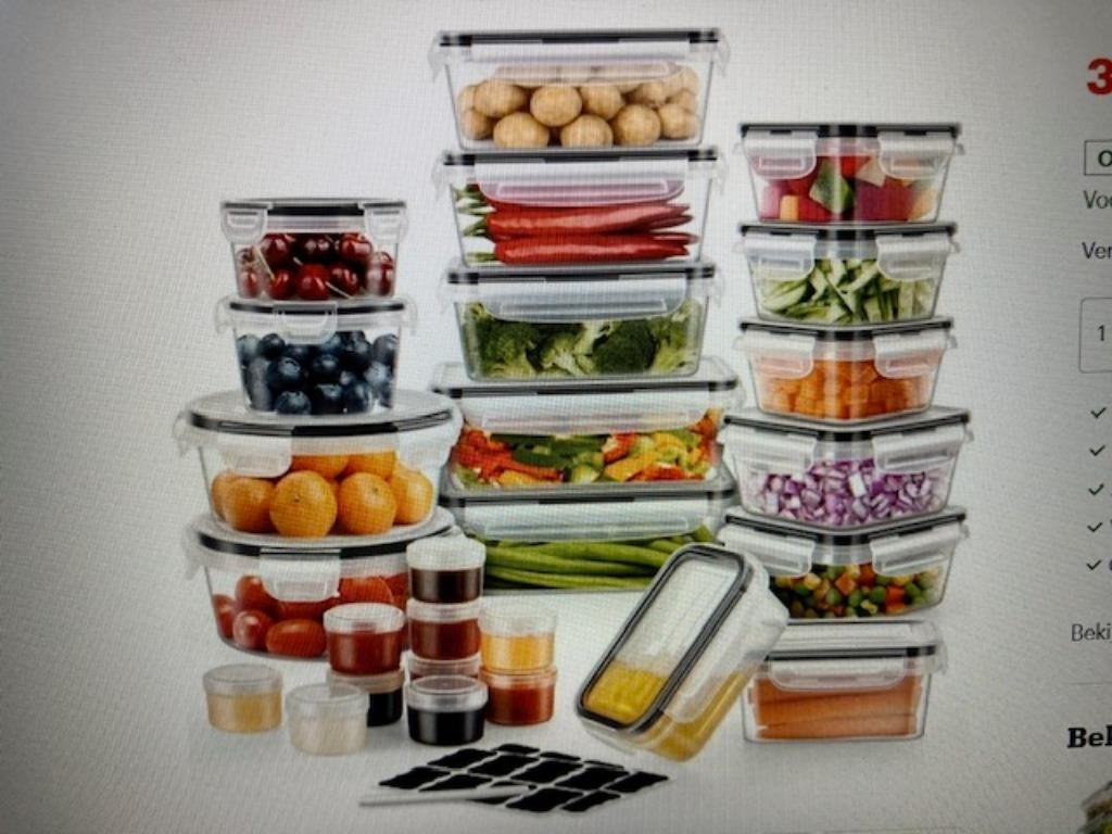 Ensemble neuf de 24 boîtes de rangement BOTC, Maison & Meubles, Enlèvement ou Envoi, Neuf, Autres matériaux, Casserole, Bidon ou Boîte