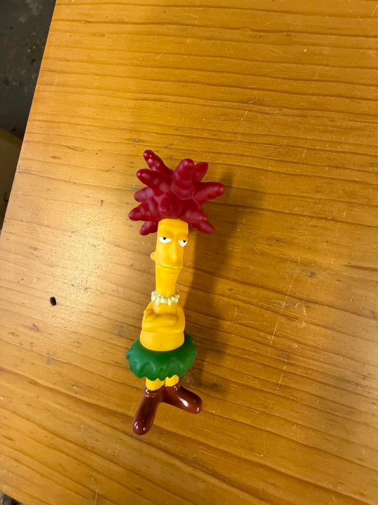 Plastic figuur Sideshow Bob, Verzamelen, Ophalen of Verzenden, Zo goed als nieuw, Tv, Beeldje, Replica of Model