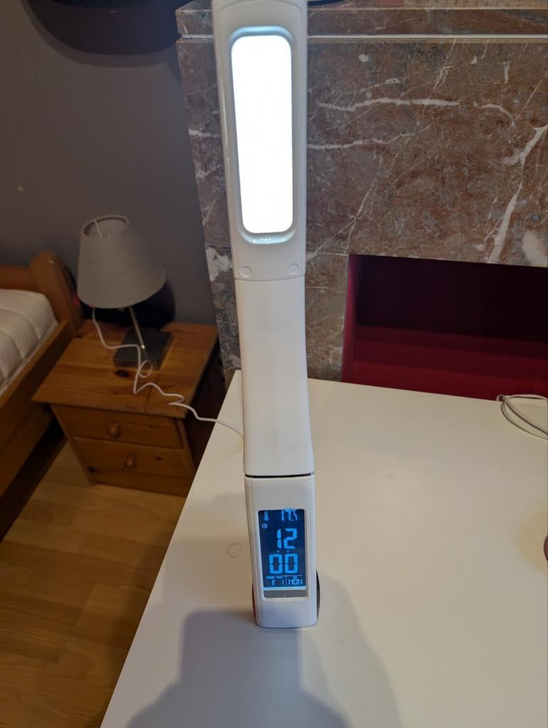 Nachtlamp Led dimbaar en plooibaar met wekkerfunctie, Ophalen of Verzenden