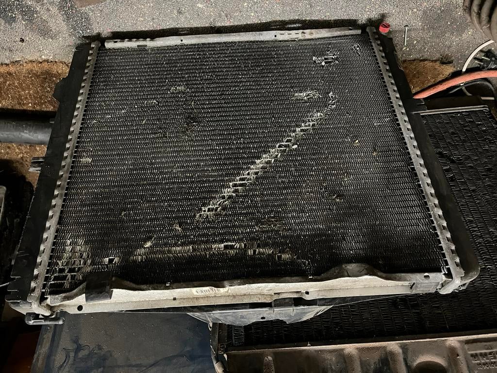 Mercedes  W124 radiator en ventilator, Ophalen