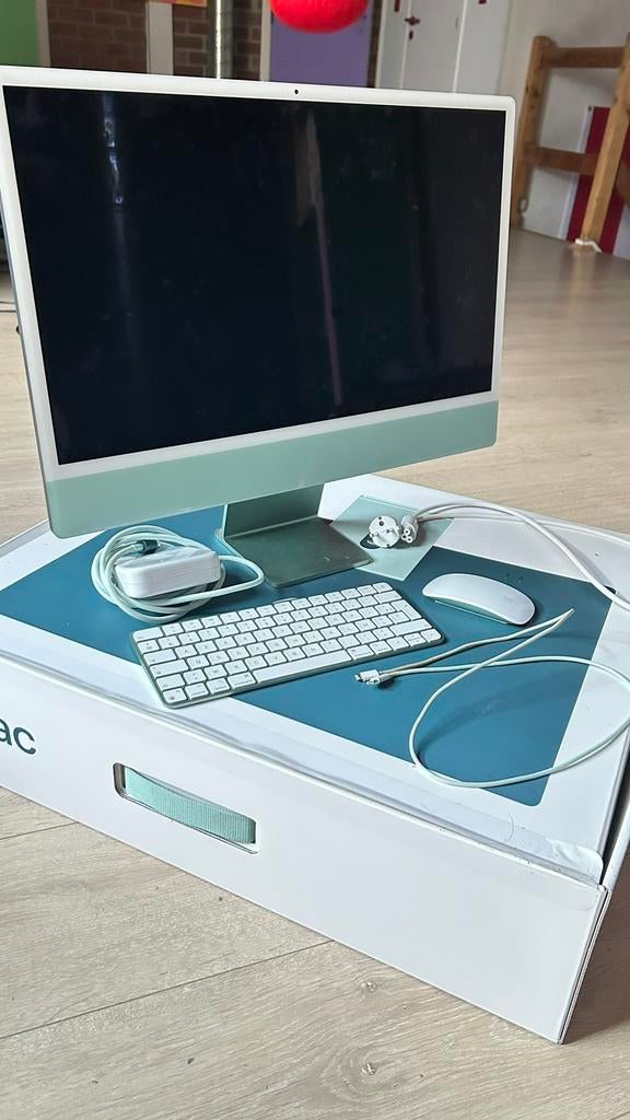 IMAC 2022 M1 vert, Computers en Software, Ophalen of Verzenden, Zo goed als nieuw, IMac