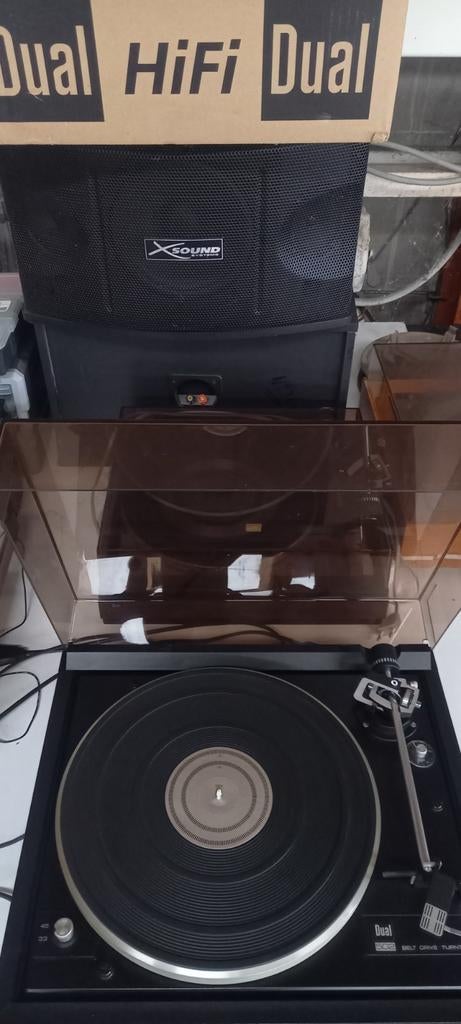 Faire Offre Vintage Platine Noir Dual CS 502-1 tourne disque, Enlèvement ou Envoi, Utilisé, Dual