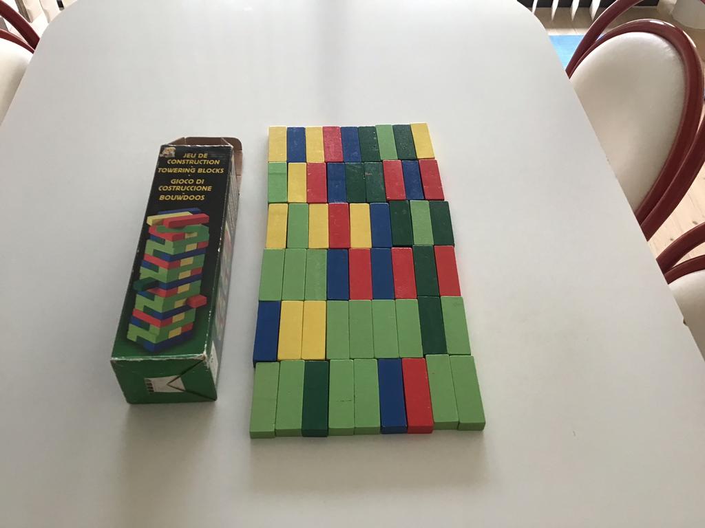 Bouwdoos,54 blokjes, Enlèvement ou Envoi, Utilisé