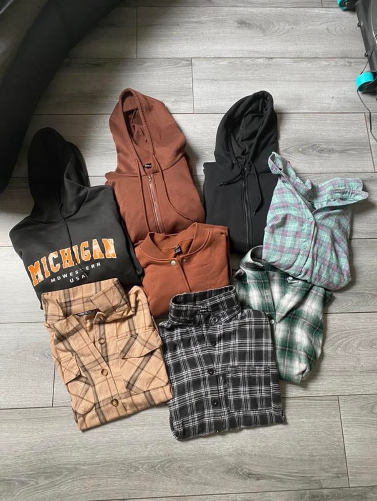 Pakket van 8 kledingstukken hemden, vesten dames maat XS/S/M, Kleding | Dames, Dames-kledingpakketten, Zo goed als nieuw, Maat 36 (S)