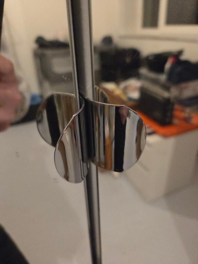 Portes en verre miroir Aheim IKEA x2, Enlèvement, Comme neuf, 50 à 100 cm, 200 cm ou plus