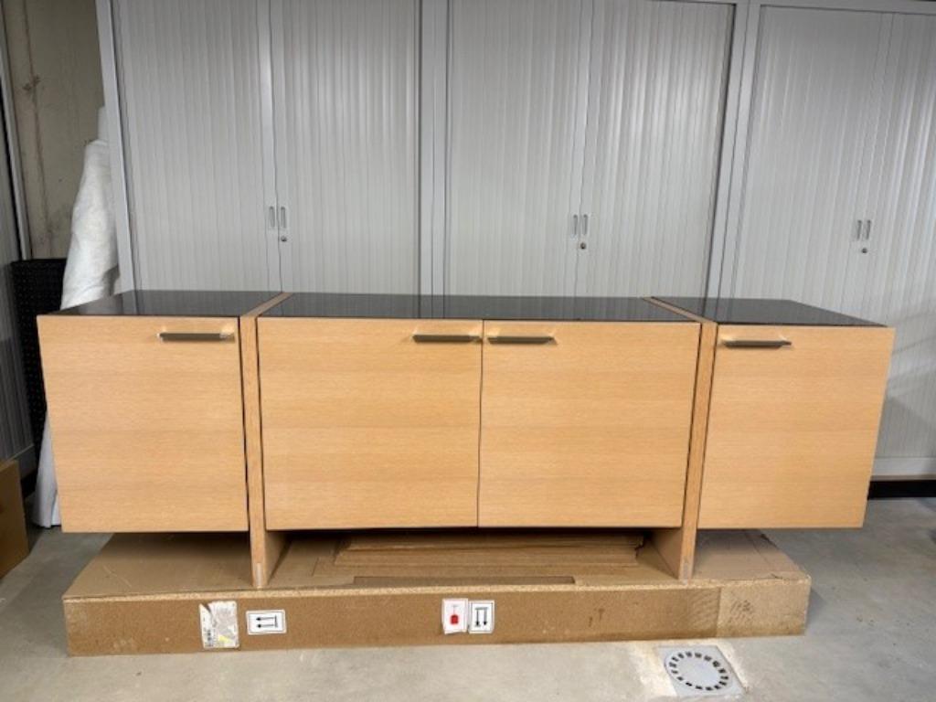 Dressoir van Belgische makelij Aurora, Chêne, Avec tiroir(s), Comme neuf, Enlèvement