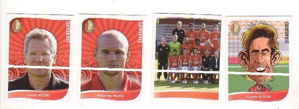 Panini Football 2009/Standard Liège/4 autocollants, Collections, Articles de Sport & Football, Neuf, Affiche, Image ou Autocollant