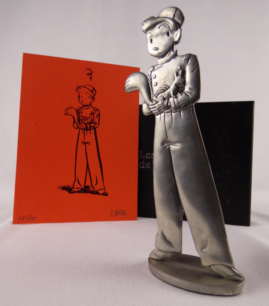 Emile Bravo/Spirou/Etains de Virginie, Enlèvement ou Envoi, Gaston ou Spirou, Comme neuf, Statue ou Figurine