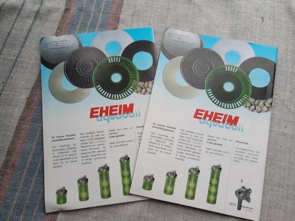 2 oude tijdschriften: aquarium, Verzamelen, Ophalen of Verzenden