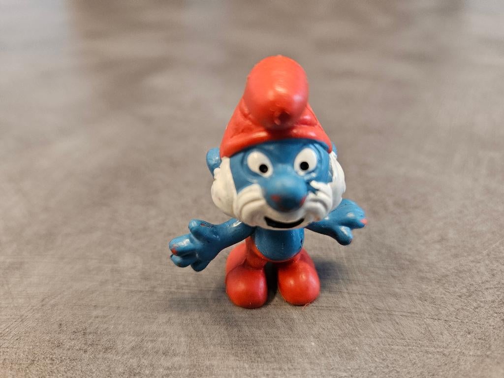 Grote smurf, Collections, Schtroumpfs, Enlèvement ou Envoi, Utilisé, Grand Schtroumpf, Poupée, Figurine ou Peluche