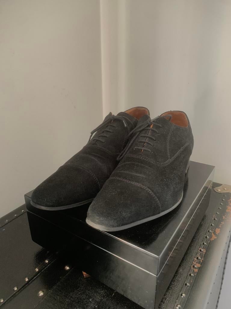 Souliers J. Mac. Gray en daim noir Pointure 43 (42,5–43), Vêtements | Hommes, Chaussures, Comme neuf, Noir, Enlèvement ou Envoi
