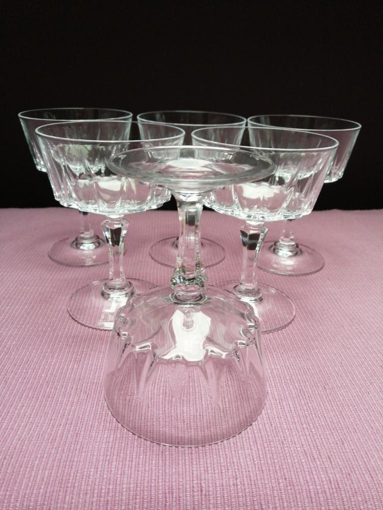 Set van 6 vintage coupes, Ophalen of Verzenden