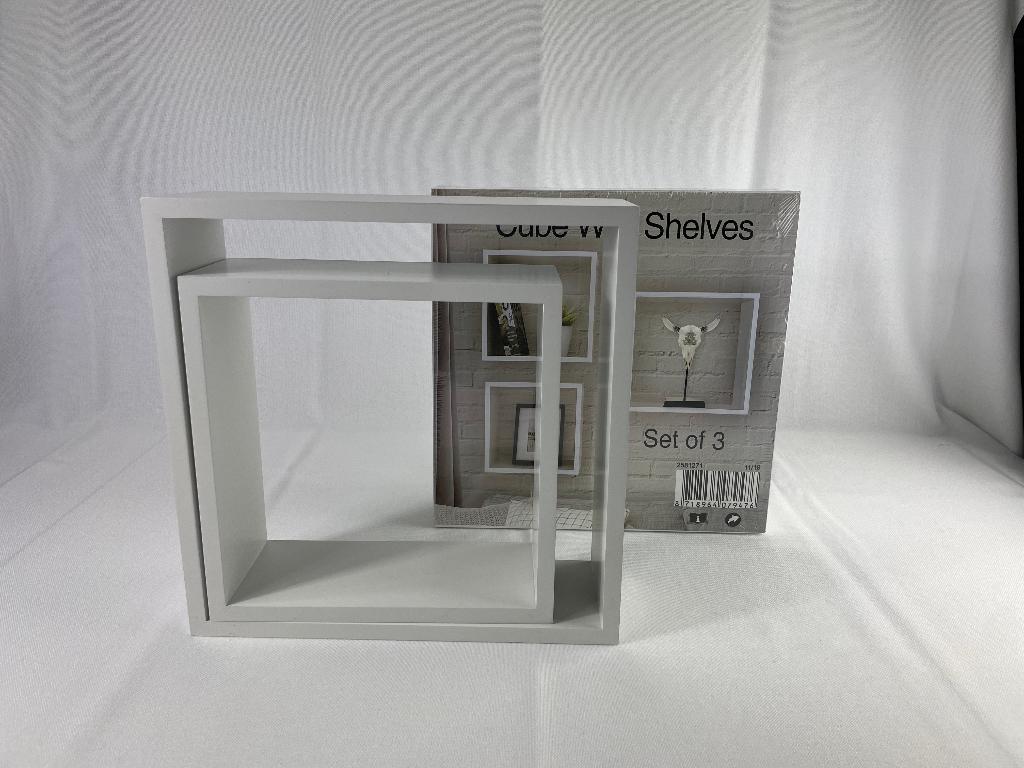 Étagères murales Cube * Blanche * Lot de 5, Maison & Meubles, Enlèvement ou Envoi, Neuf