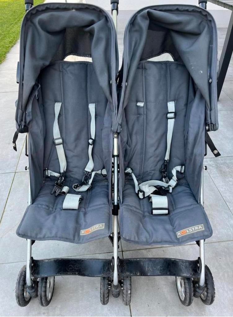 Dubbele buggy, Kinderen en Baby's, Kinderwagens en Combinaties, Gebruikt, Duowagen, Combiwagen, Ophalen