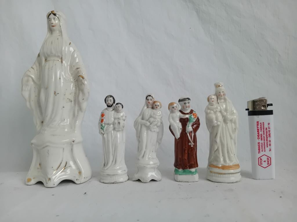 5 Ancienne Statuettes vieux Bruxelles, Antiquités & Art, Enlèvement ou Envoi