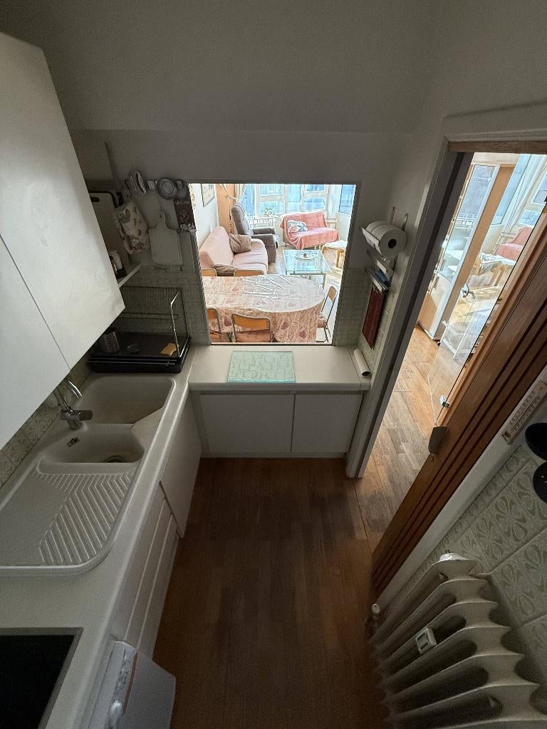 À LOUER –  Appartement vue mer – Westende Bad (coin digue), 50 m² ou plus, Ostende