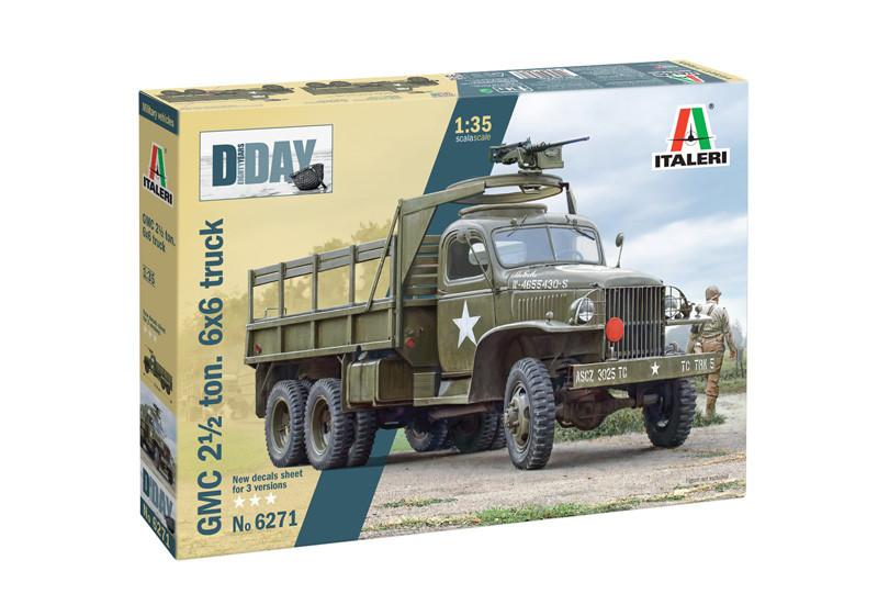 ITALERI 6271 gmc 2 1/2 ton. 6x6 truck échelle 1/35, Neuf, Camion, 1:32 à 1:50, Italeri