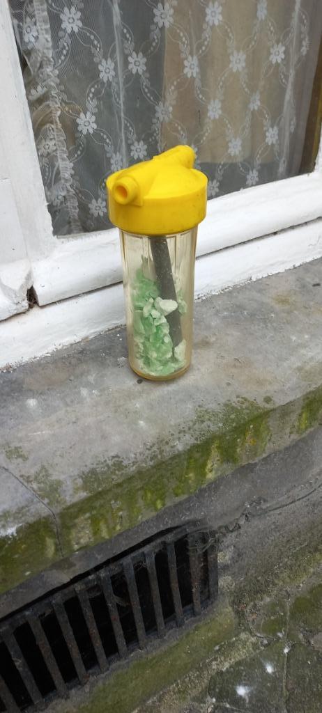 filtre à eau, Enlèvement