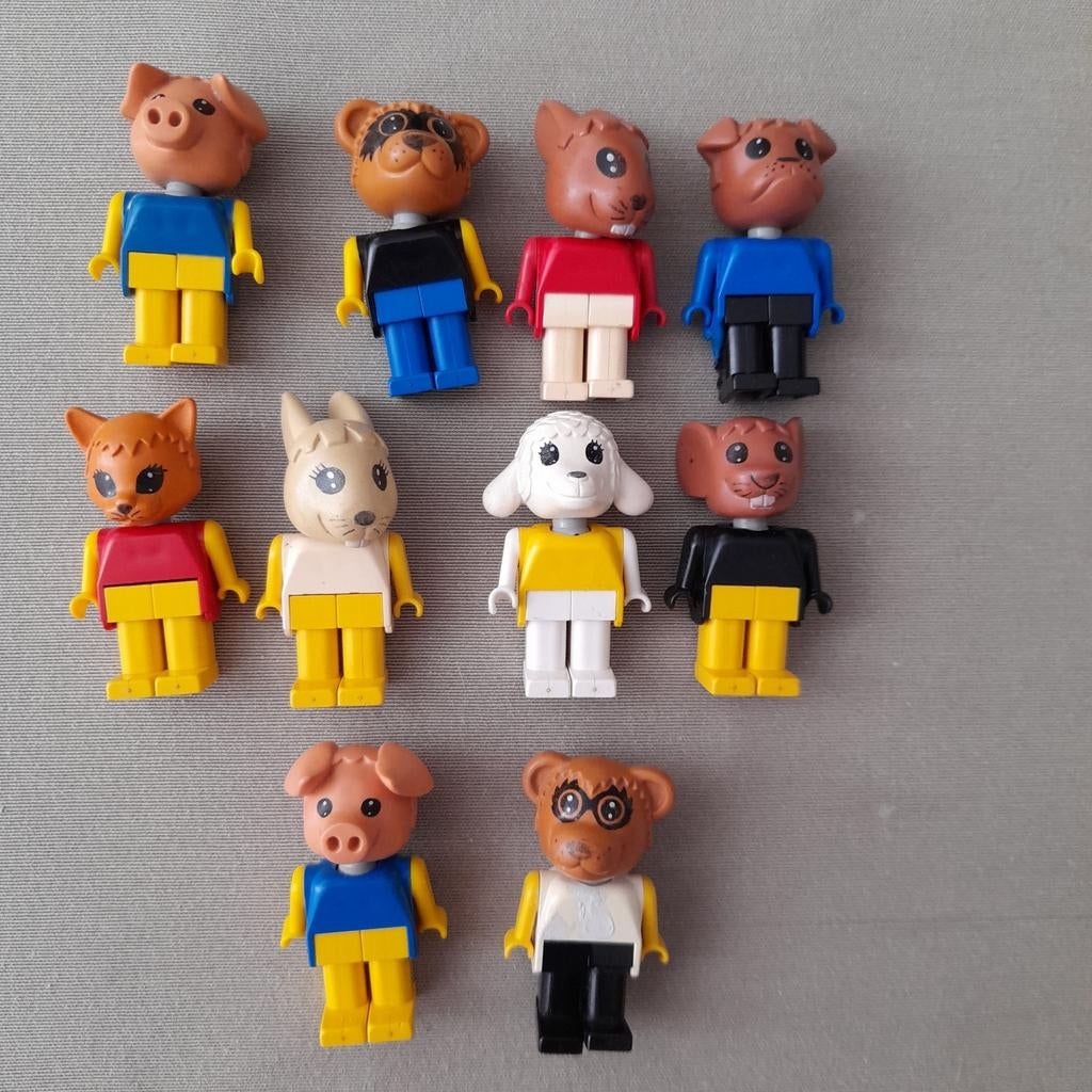 Lego Fabuland figuurtjes/diertjes, Ophalen of Verzenden, Zo goed als nieuw, Lego