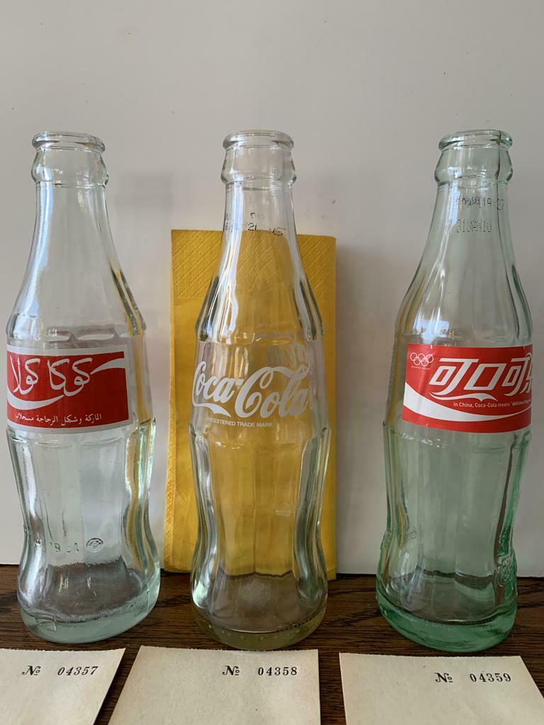 Lege glazen fles Coca-Cola Coca Cola, Ophalen of Verzenden, Gebruikt, Verpakking