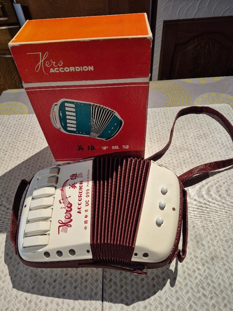 Accordéon enfant, Musique & Instruments, Accordéons, Enlèvement, Comme neuf, Accordéon à touches, Avec bretelles