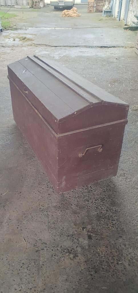 Oude houten kist, Ophalen