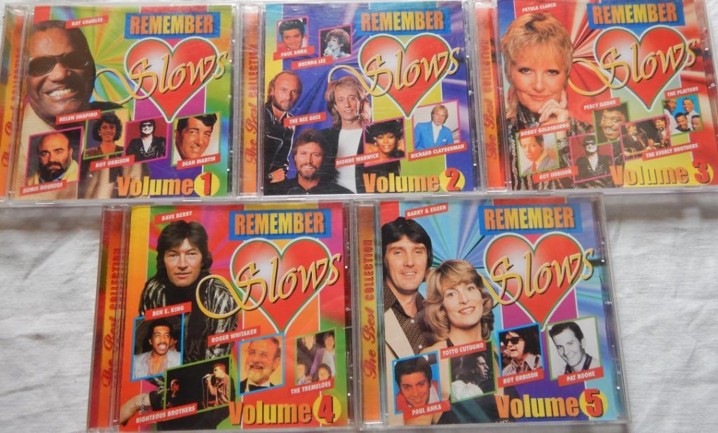 Lot de 5 CD - REMEMBER SLOWS., Enlèvement ou Envoi, Utilisé