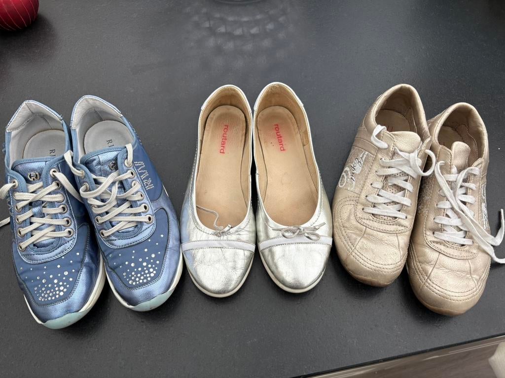 3 paires de chaussures en 39, Enlèvement ou Envoi, Porté, Autres types