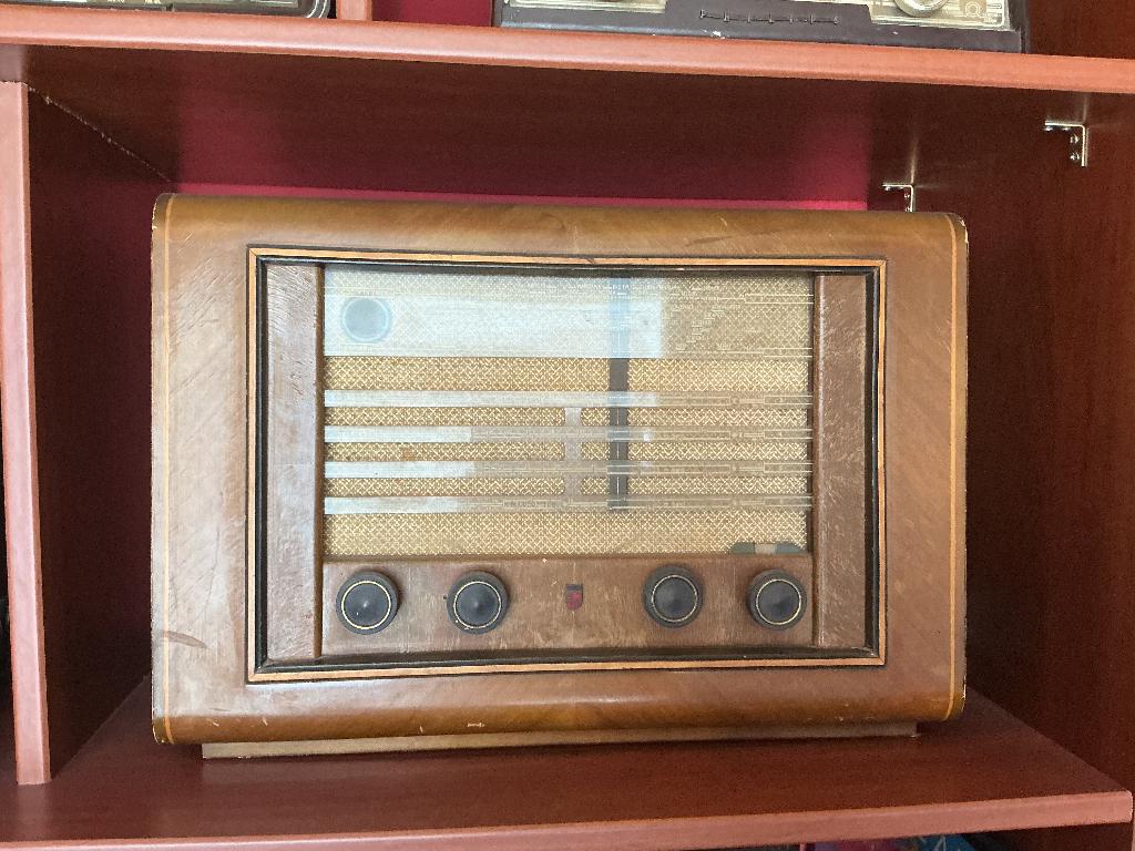 Lampenradio Philips, compleet, Antiek en Kunst, Ophalen