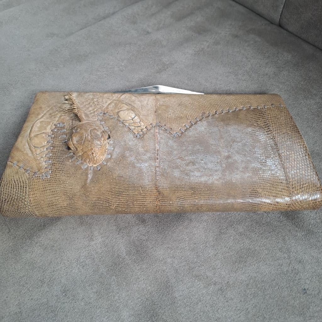 Sac à main en cuir de lézard, Enlèvement ou Envoi, Sac à main