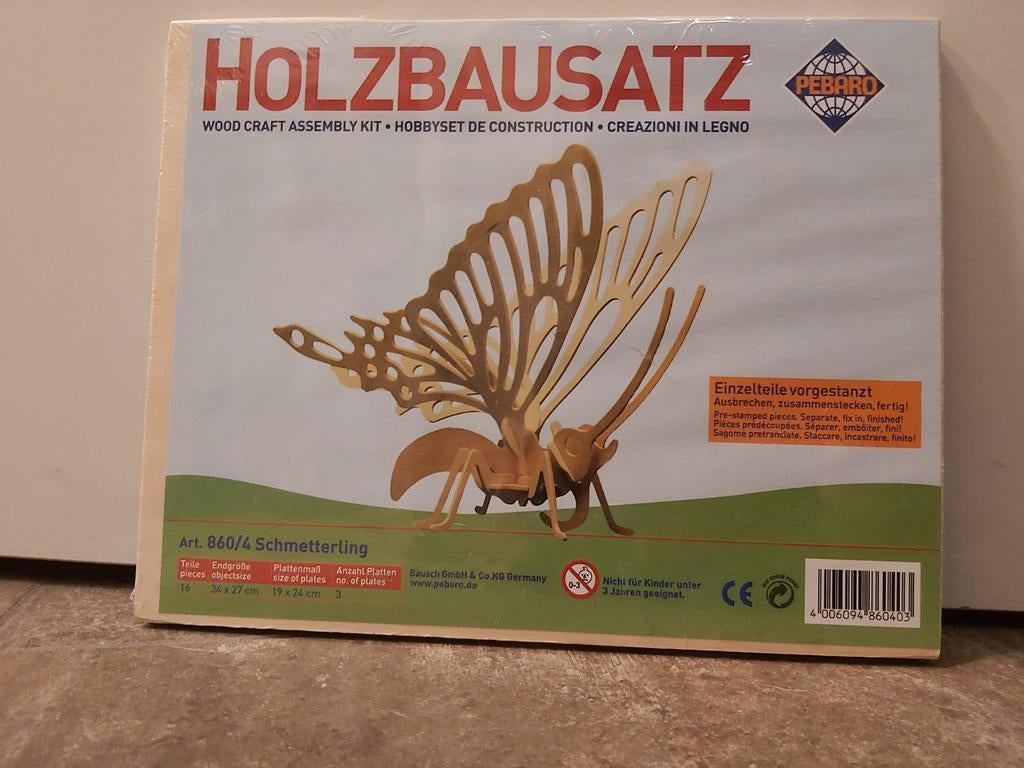 Houten bouwpakket, Hobby en Vrije tijd, Ophalen, Nieuw