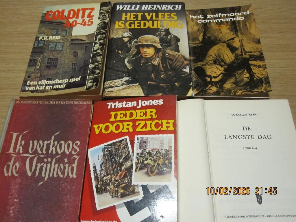 Verschillende oorlogsboeken, Boeken, Ophalen of Verzenden