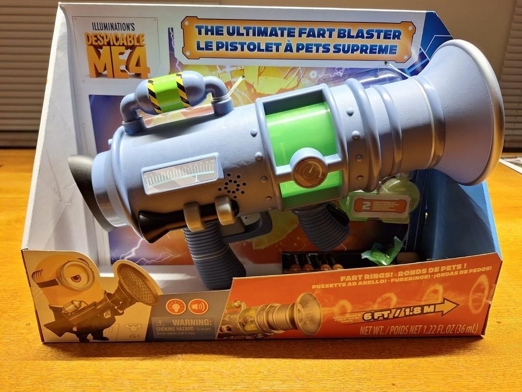 The ultimate fart blaster- Dispicable 4, Ophalen of Verzenden, Nieuw