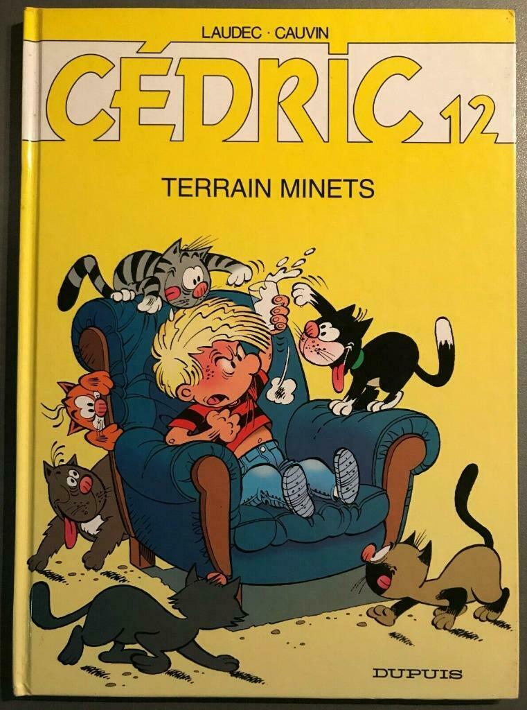 B.D. Cédric N°12 : Terrain minets 1998 - Laudec et Cauvin -, Eén stripboek, Ophalen of Verzenden, Gelezen, Laudec et Cauvin