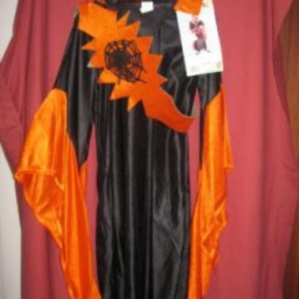 Halloween - heksenkleed met riem - maat 116, Ophalen of Verzenden