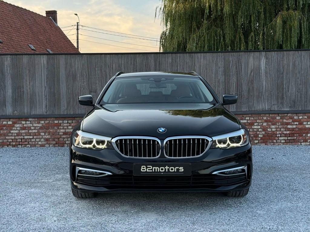 bmw 520d luxury line/hud/leder/camera/carplay/cruise/82000km, Auto's, Automaat, Euro 6, 4 cilinders, Zwart