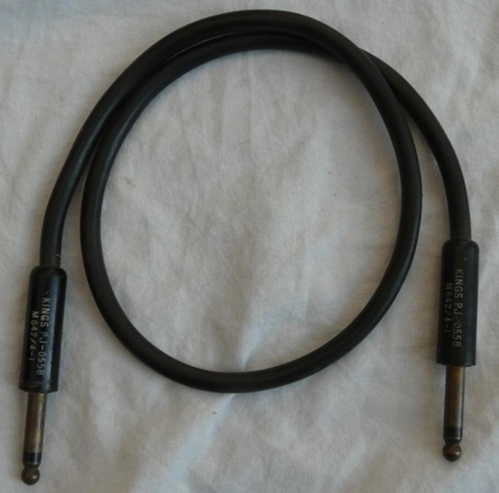 Plug Jack & kabel (75cm), PJ-055B, US Army, jaren'50/'60.(1), Enlèvement ou Envoi, Armée de terre, Autres types