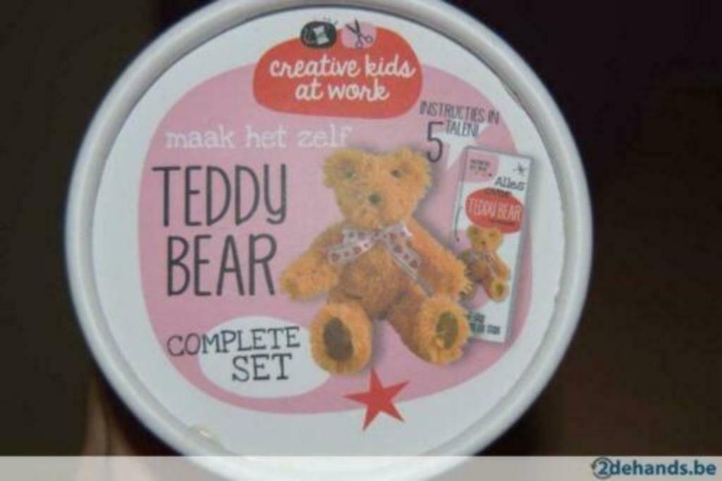 Teddy bear knutselset, Ophalen of Verzenden, Nieuw, Stoffen beer