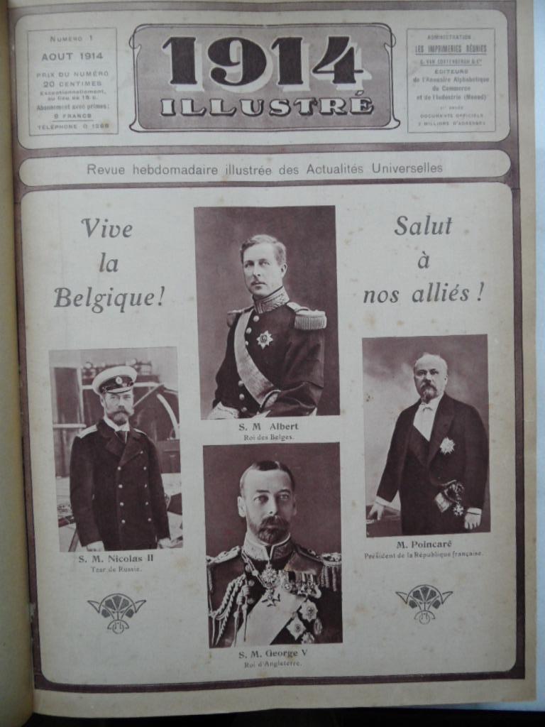 Illustré de 1914 à 1915, Livres, Enlèvement ou Envoi, Avant 1940, Général, Utilisé