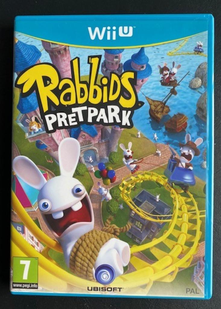 Jeu - Parc d'attractions Rabbids (Wii U), Enlèvement ou Envoi, À partir de 7 ans, Aventure et Action, Comme neuf