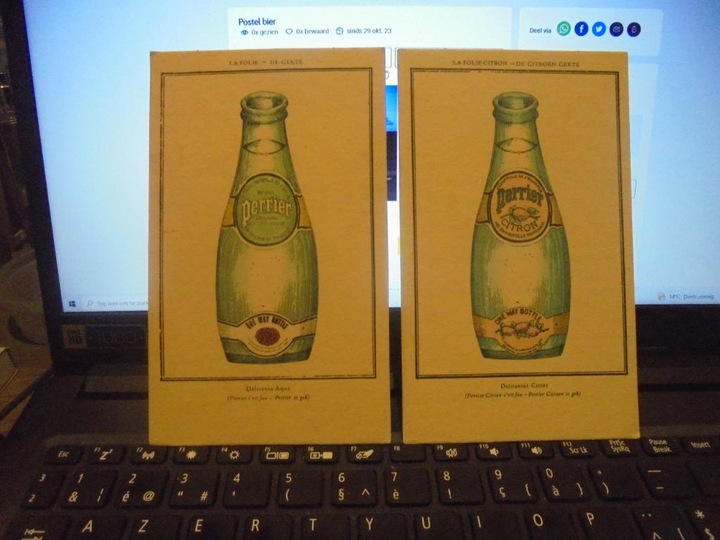 Perrier, Ophalen of Verzenden, Zo goed als nieuw, Viltje(s)