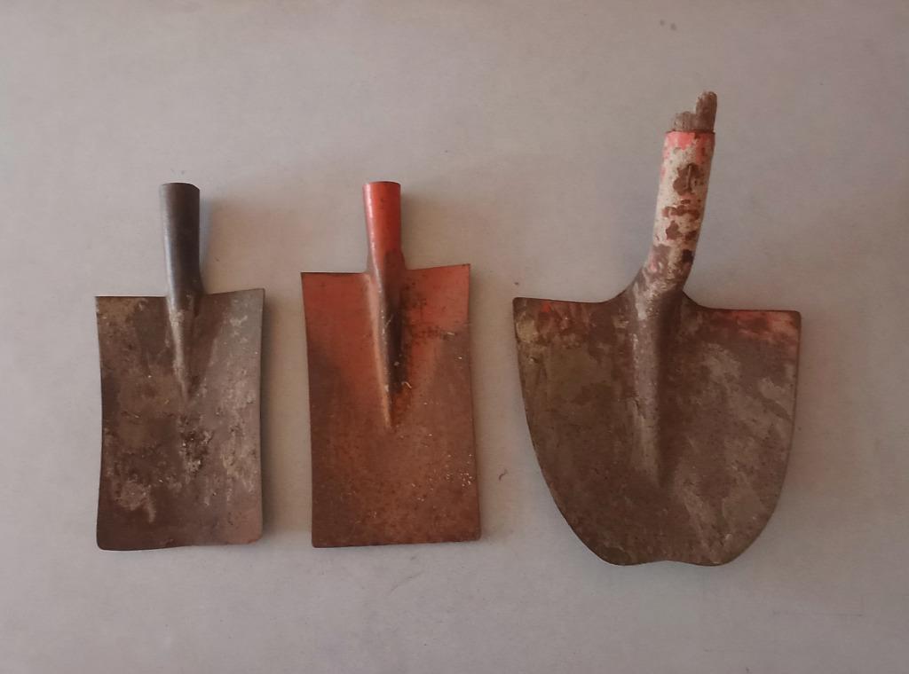2 lames de bêche et 1 lame de pelle, Jardin & Terrasse, Outils à main, Enlèvement, Utilisé, Pelle
