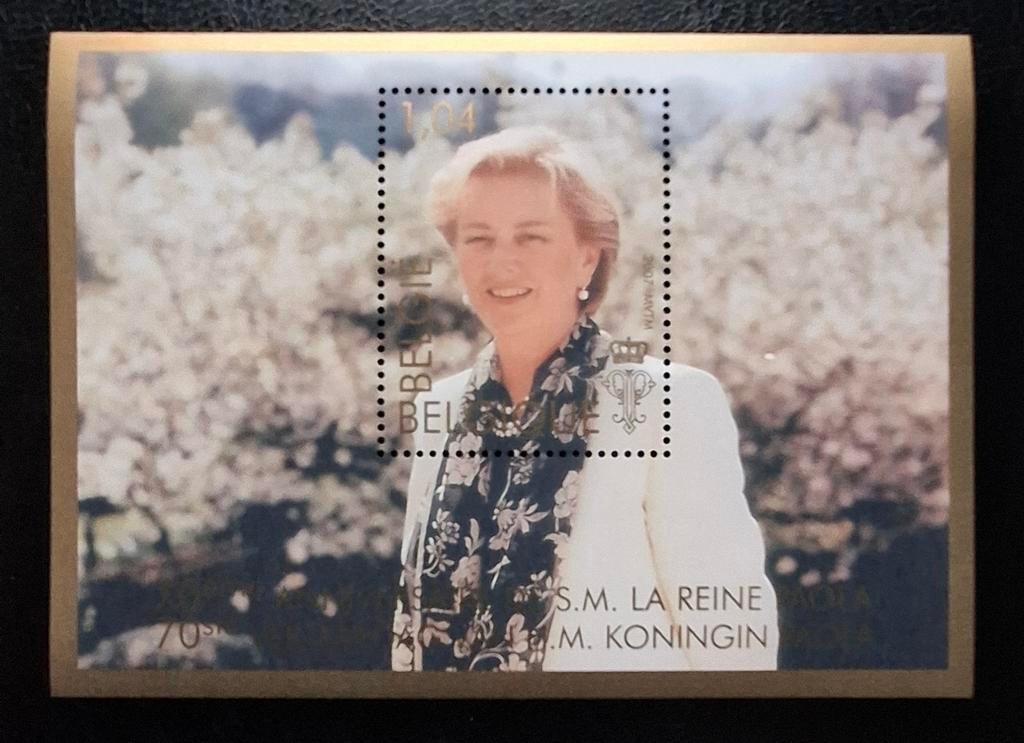 België: OBP 3683-BL146 ** Koningin Paola 2007., Koninklijk huis, Frankeerzegel, Ophalen of Verzenden, Zonder stempel