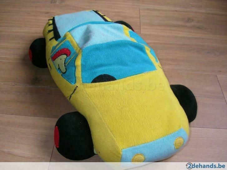 pluche reuze auto, Gebruikt