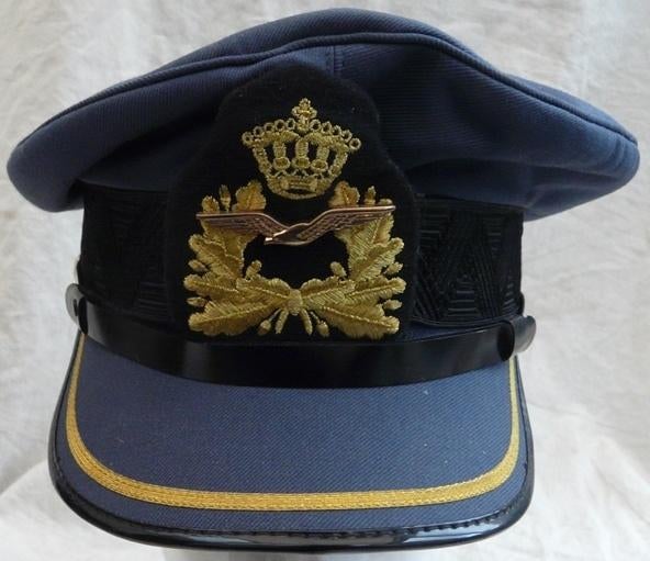 Pet Uniform DT Officier (Maj-Lt-Kol), maat 58, KLu, 1990s(7), Enlèvement ou Envoi, Armée de l'air, Vêtements ou Chaussures