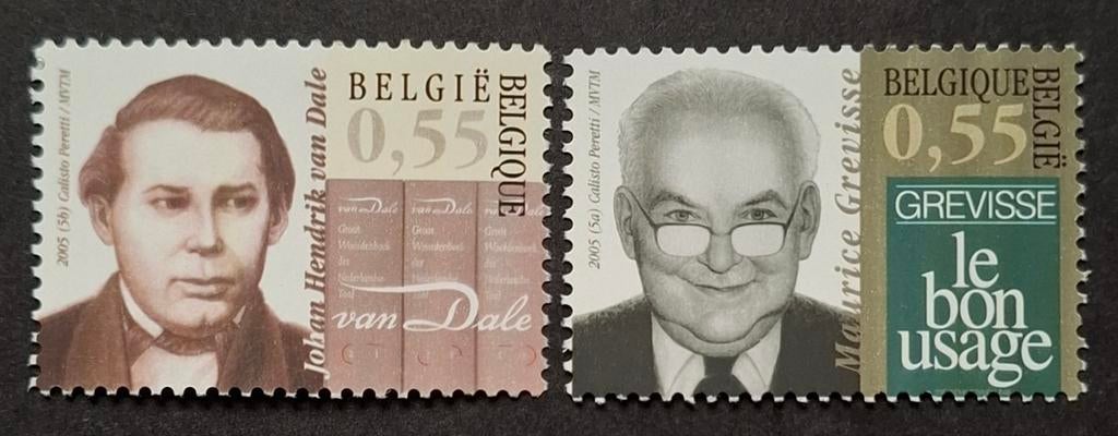 Belgique : COB 3353/54 ** Notre langue 2005., Sans timbre, Neuf, Enlèvement ou Envoi, Non oblitéré