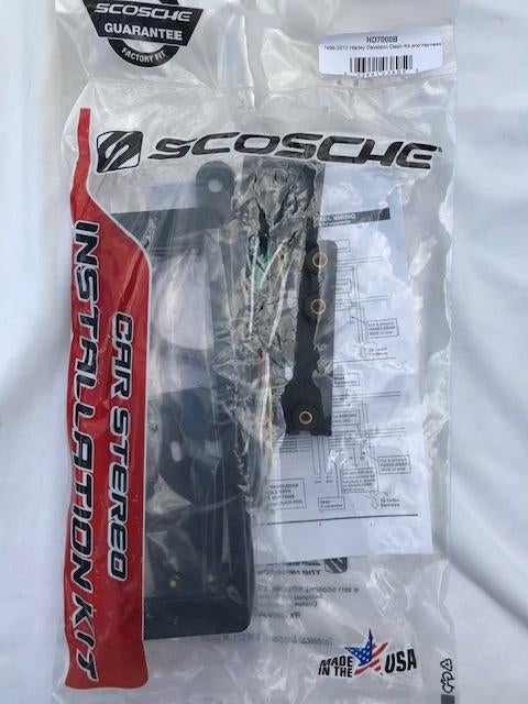 Scosche HD7000B  inbouwkit voor Harley Davidson 1996-2012, Enlèvement ou Envoi, Neuf